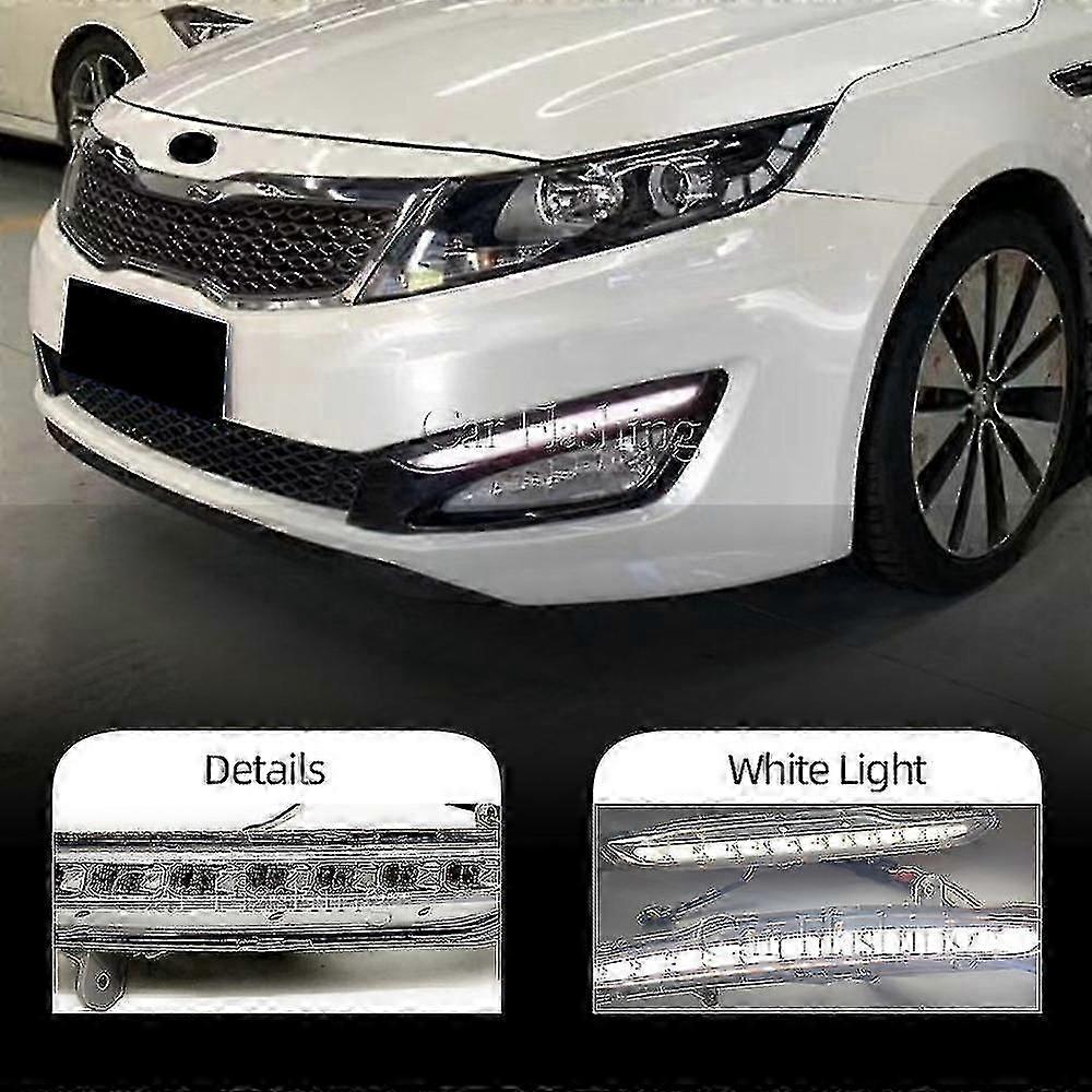 Tib Car Left Right Drl Front Bumper Led Daytime Running Light For Kia K5 Optima 2011 2012 2013 2014 Day Light