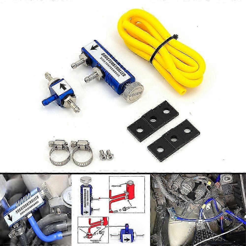 Universal Racing Adjustable Manual Turbo Boost Controller Kit 1-30 Psi In-cabin Boost Control