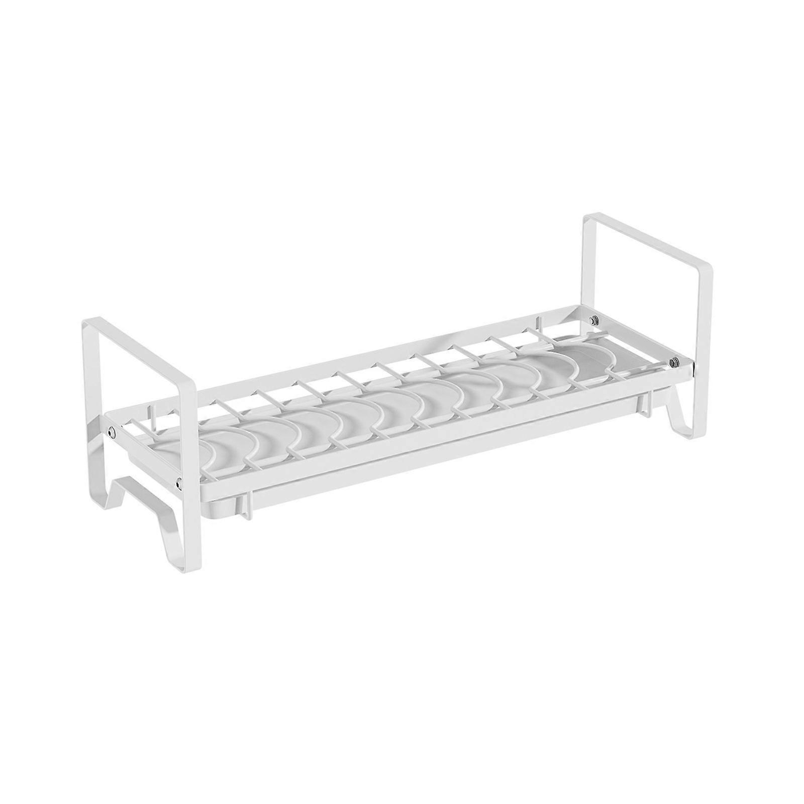 Efficient Dish Drying Rack Practical Dish Draining Shelf Functional Iron Wire Dish Drainer Tablewares Organizer