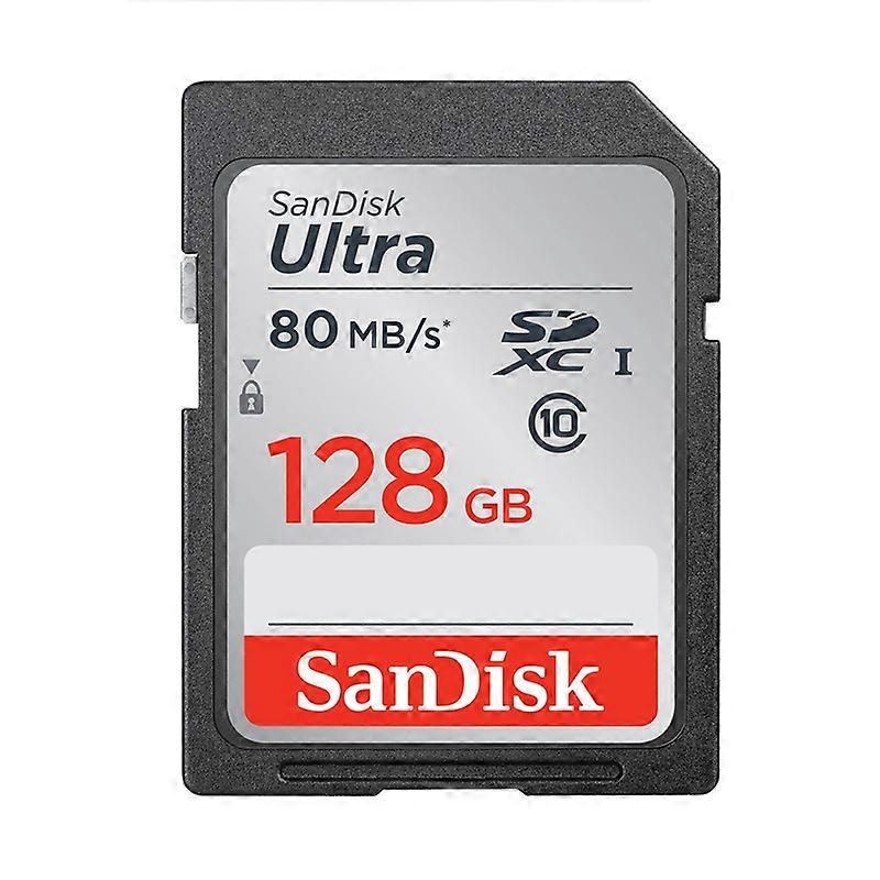SanDisk Video Camera High Speed Memory Card SD Card, Colour: Silver Card, Capacity: 128GB