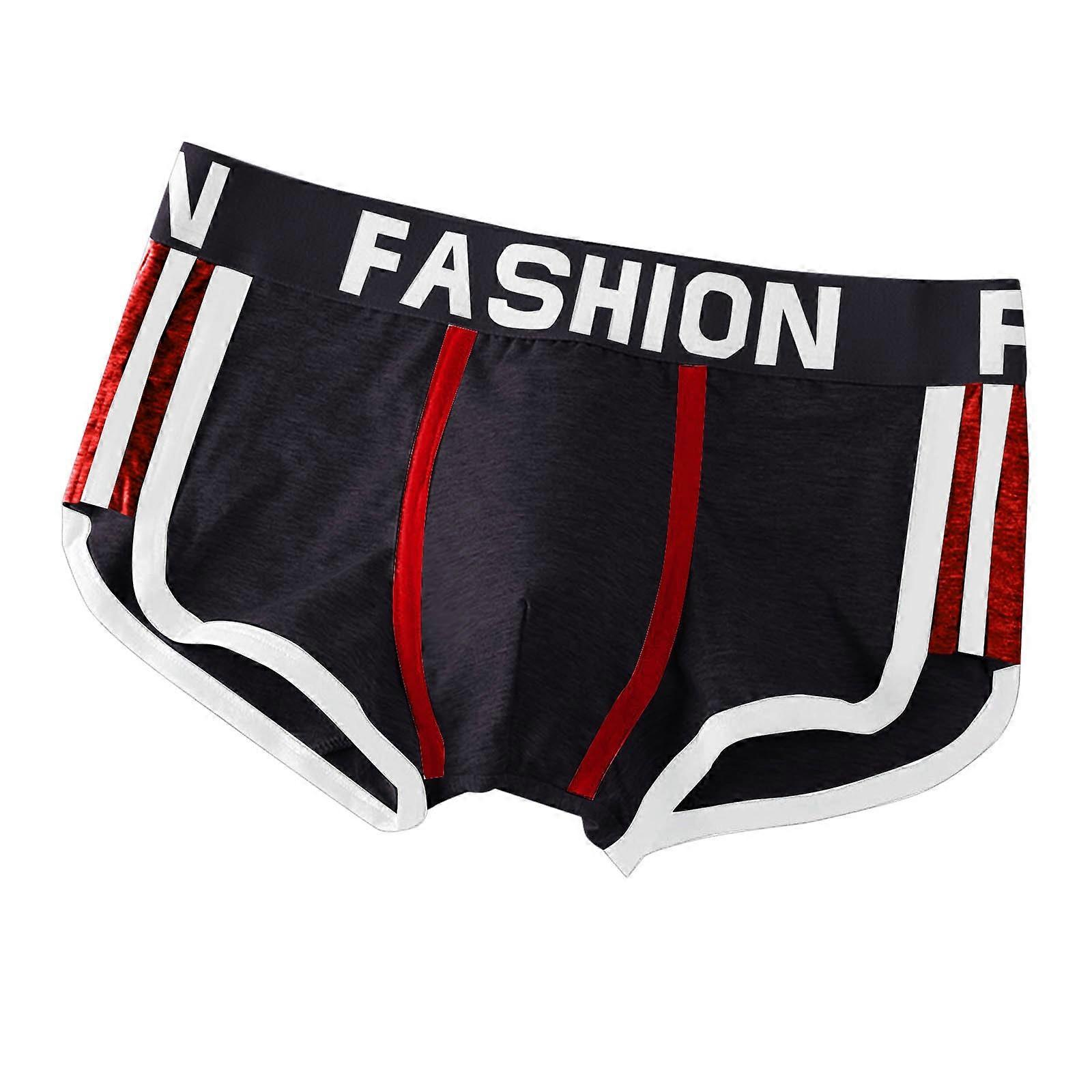 Men Solid-Color Breathable Sexy Seamless Underwear Briefs