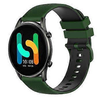 For Xiaomi Haylou RT2 LS10 22mm rutete tofarget silikon klokkerem