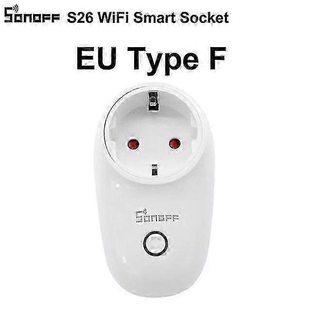 Sonoff S26 Wifi Smart Socket Eu/us/uk/cn/au Wireless Plug Power Sockets