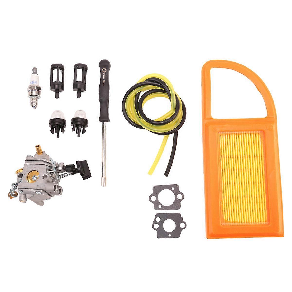 BR500 BR550 BR600バックパックブロワーリーフブロワー部品用BR 600キャブレターエアフィルター燃料リパワーキット