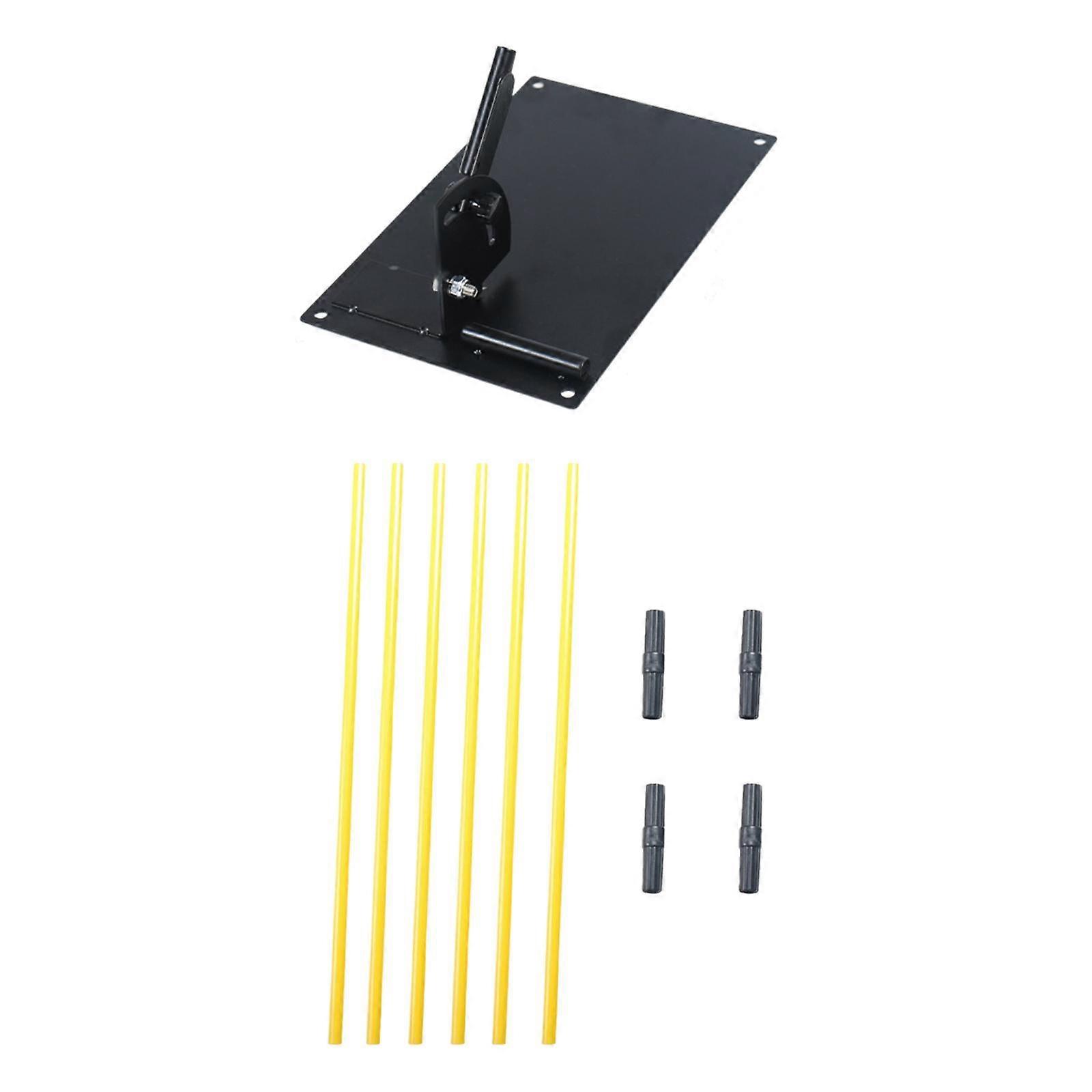 Golf Alignment Stick Holder Set Golf Swing Training Aid for Driving Indoor