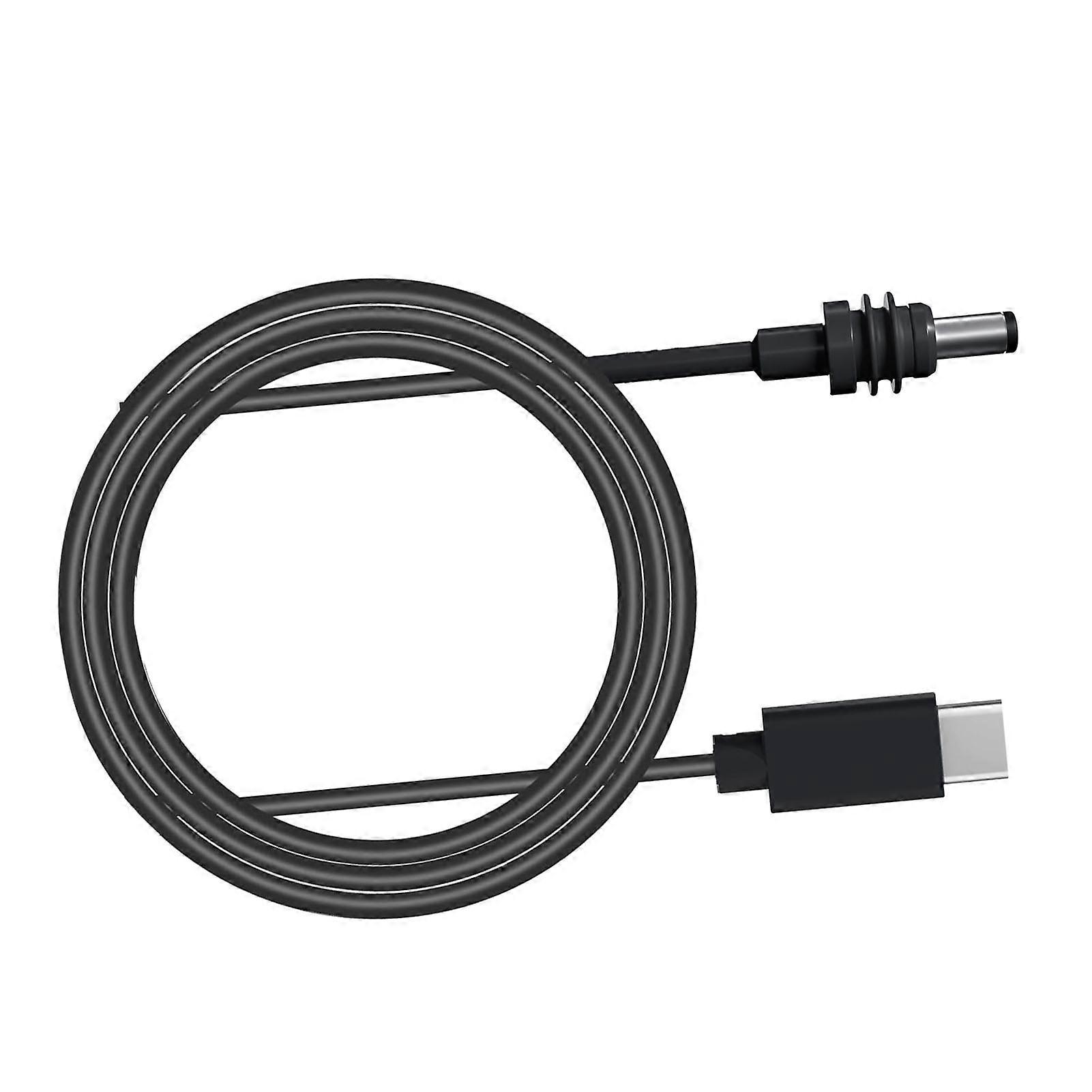 Rectangular Satellite DC Power Cable Replacement USB C to DC 100W 2m/6.5ft for 65W PD Power Supply 