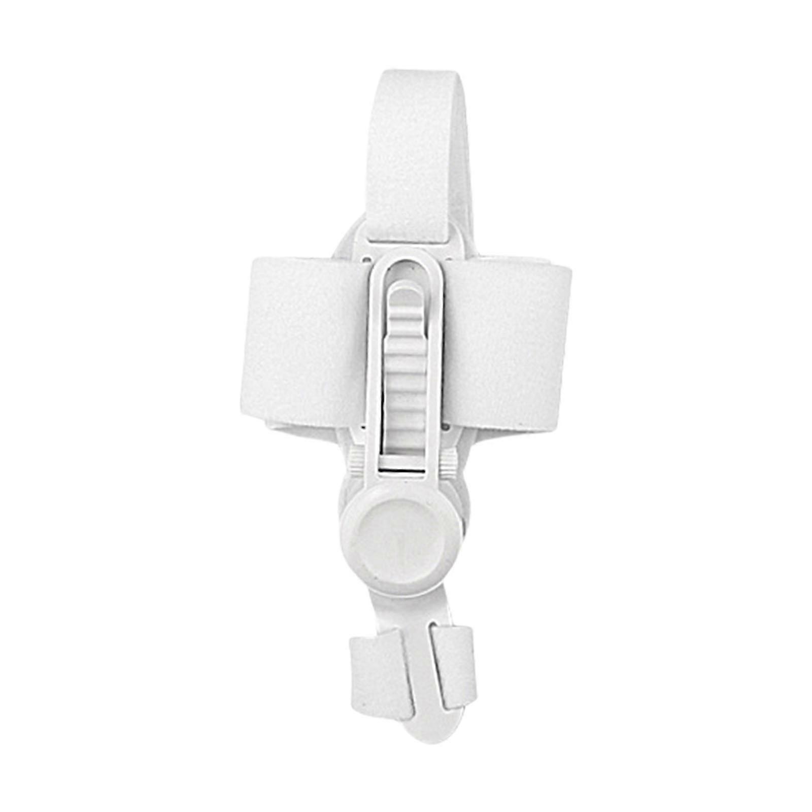 Bunions Corrector Adjustable Knob Hallux Valgus Corrections Bunions Splint Big Toe Straightener for Women and Men  White