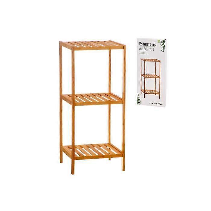 GENERIC - Caison 3-Tier Bamboo Shelf - Caison