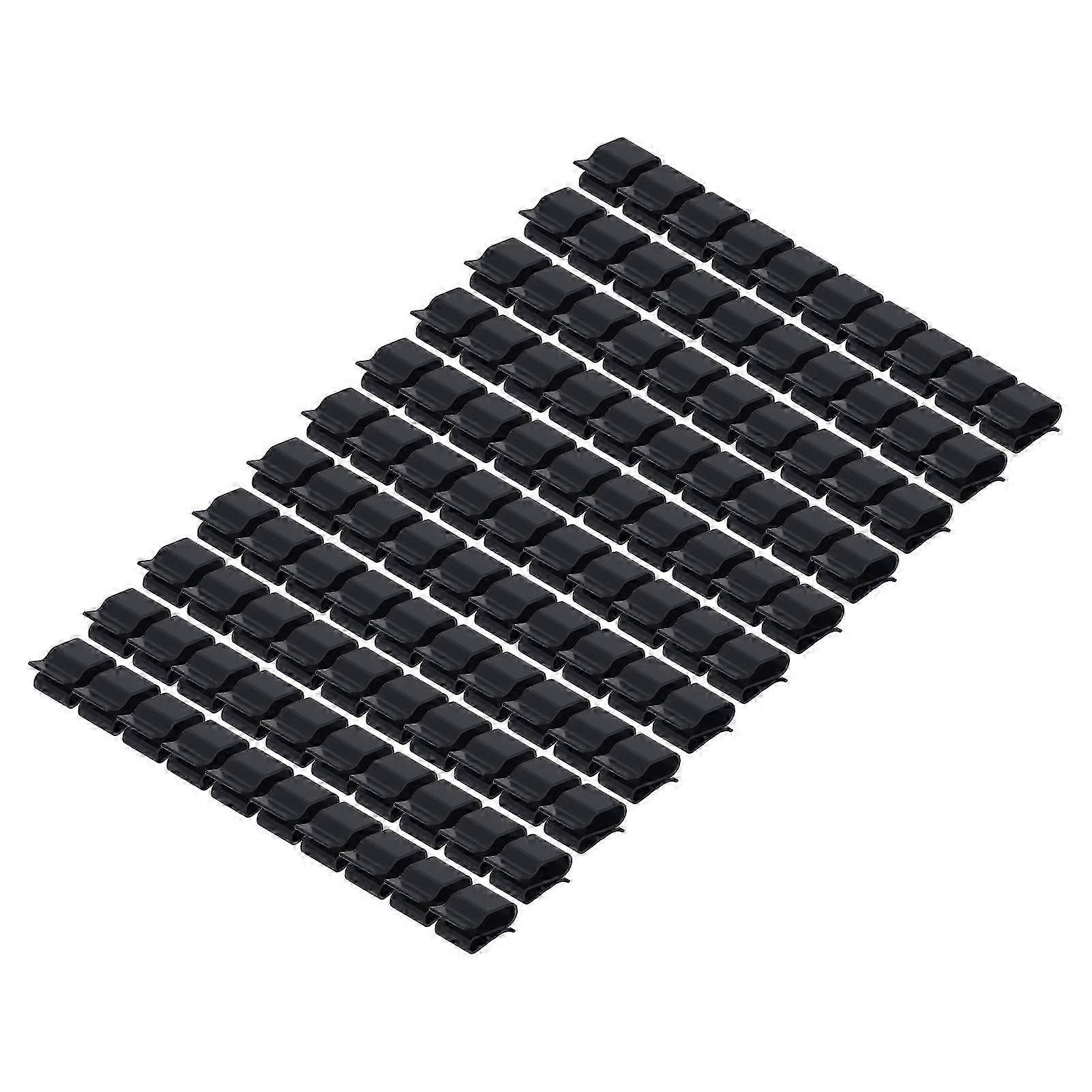 100Pcs Solar Panel Cable Clip PA66 Plastic Insulated PV Wire Fixing Management Tool