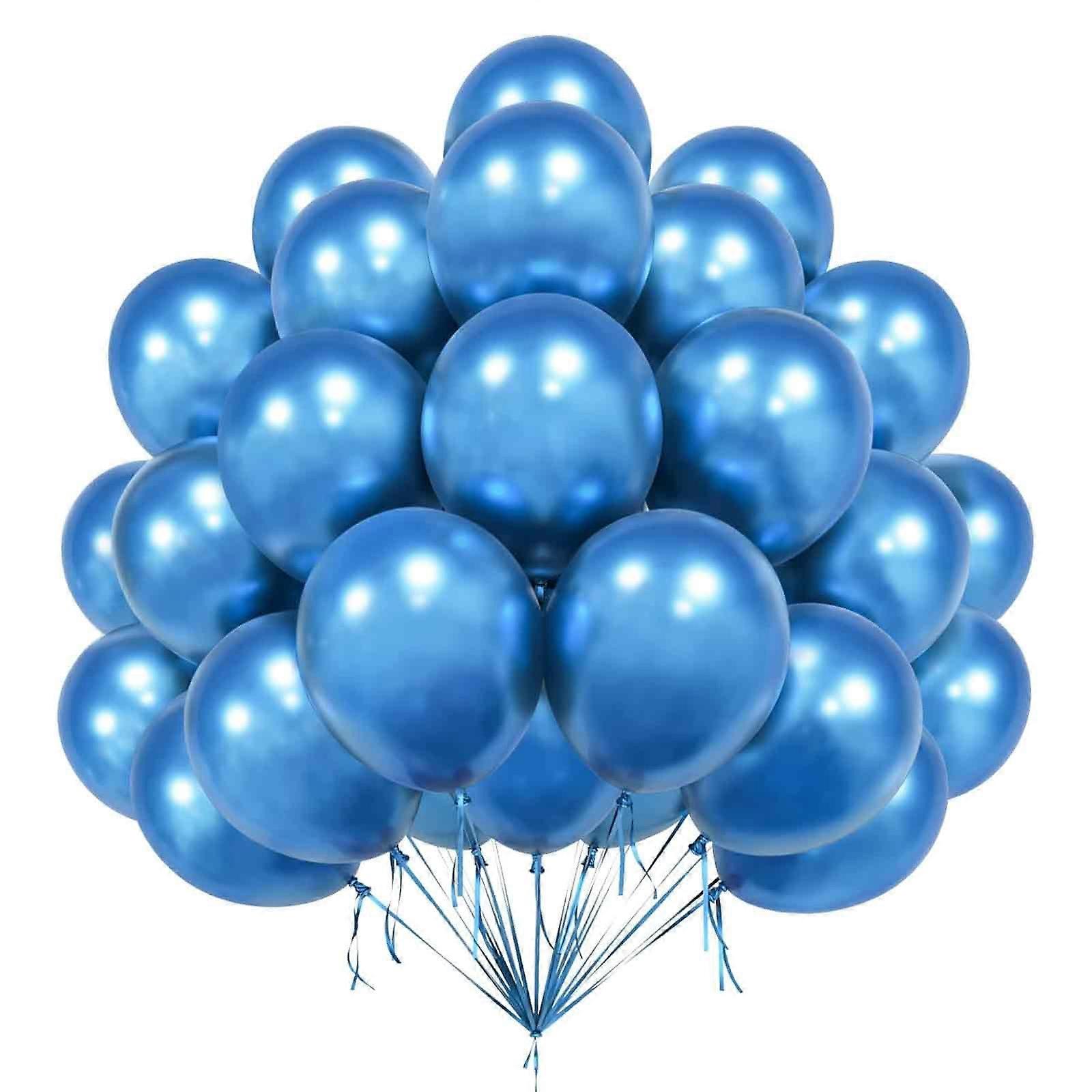 Glittering Metallic Latex Balloons