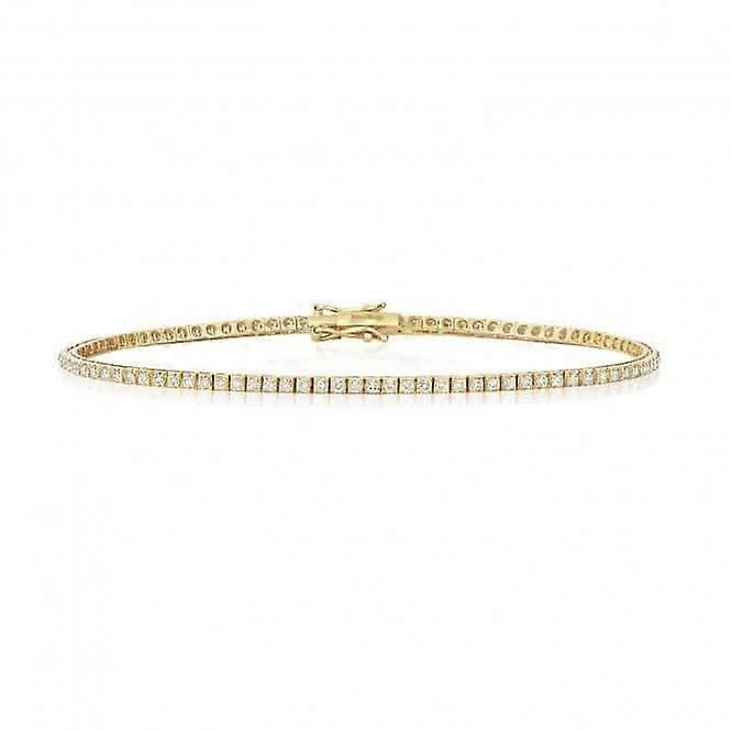 Diamond Jewellery 18K Yellow Gold Bracelet BDQ182