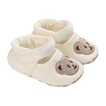 Upgrades Weiche Sohlen Lauflernschuhe Schuhe Bärenmuster Weiche Unterseite Babyschuhe Unverzichtbare Schuhe für Ihre kleinen Entdecker Weißes Kaninchen