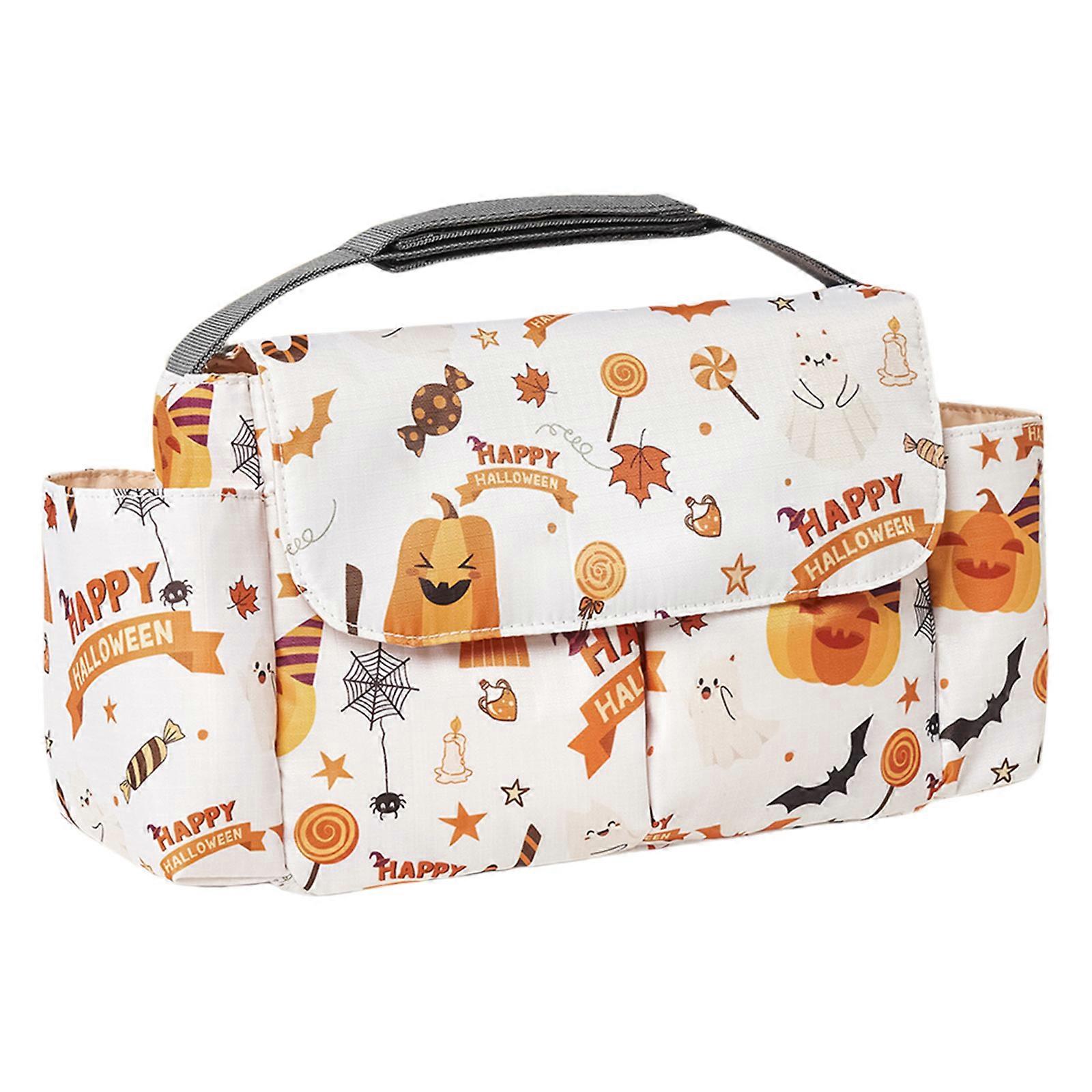 Cartoon Strollers Diaper Bag Large Capacity Storage Organiser Pouch Travel Carrying Case with Multiple Compartments