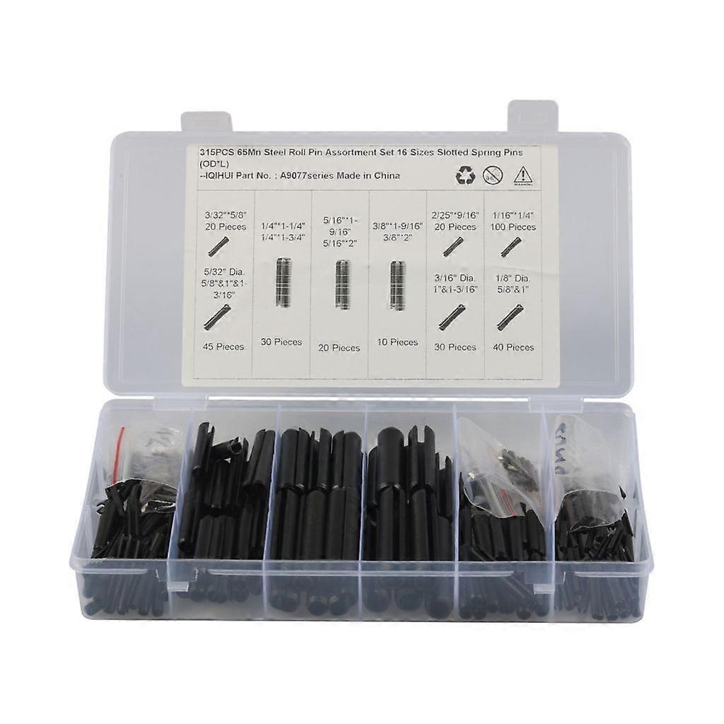 Assortment of 310 Slotted Spring Pin Roll Pin Foldings Pins Hollow Spring Pins