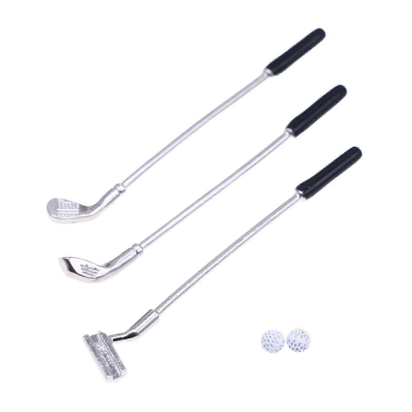 نادي غولف مصغر صغير DIY 1:12 دمية التبعي دمية الديكور