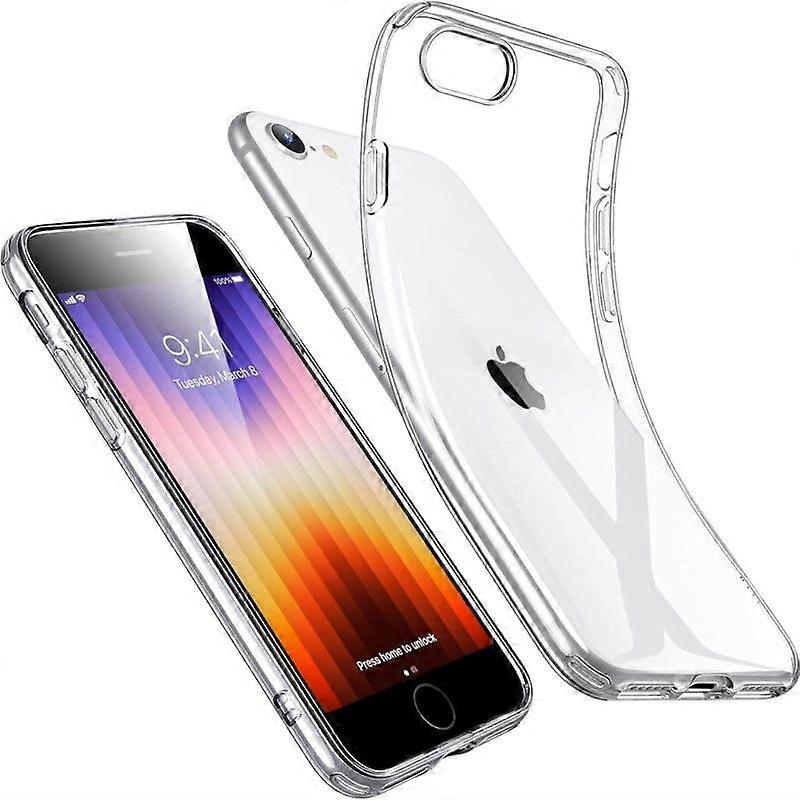 Transparent Protective Case for Apple iPhone 7 8 plus X XS Max XR SE 2020 2022 Soft Silicone Case with Clear Cover