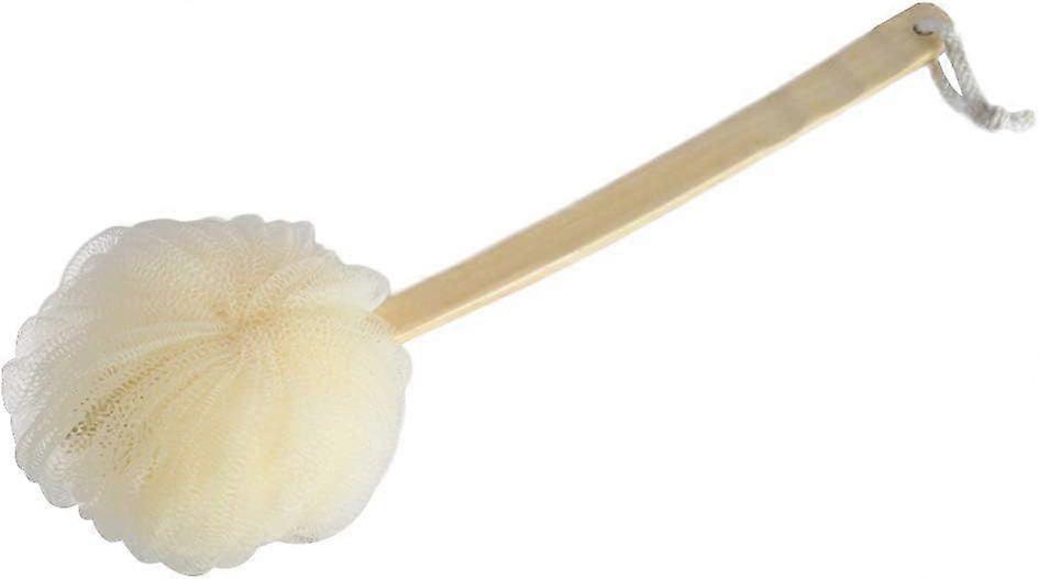 Bath Brush Body Brush Exfoliating Shower Bath Sponge with Long Plastic Handle