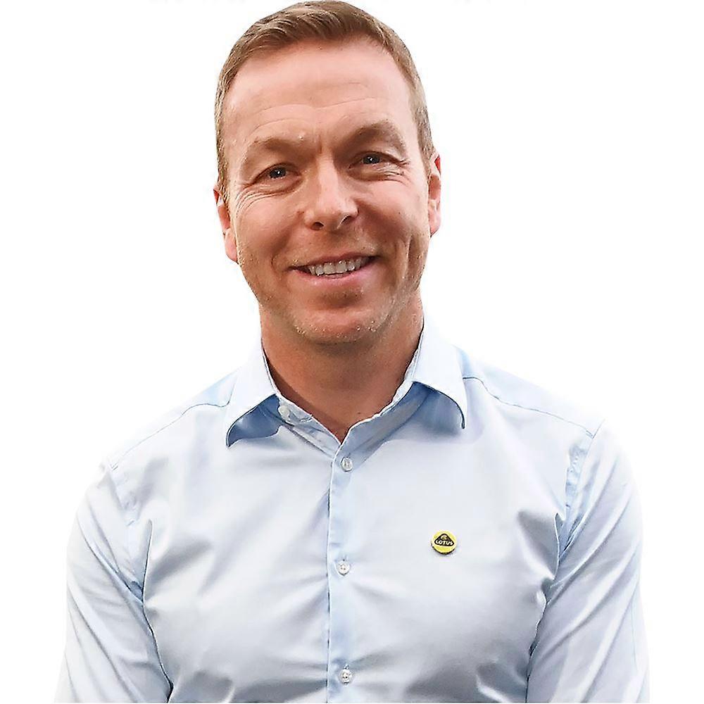 Chris Hoy (Blue Shirt) Half Body Buddy Cutout