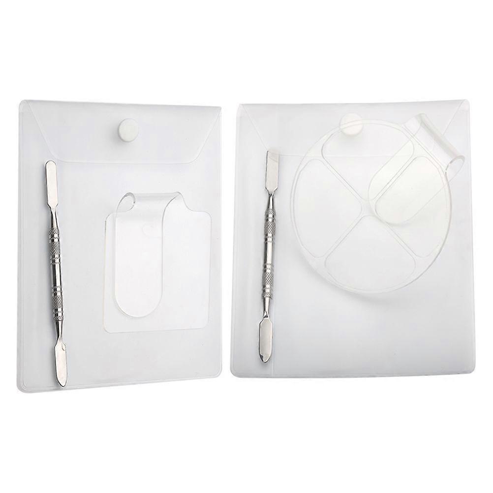 2 Sets Manicure Make-up Color Set Ring Makeup Acrylic (2 Styles)