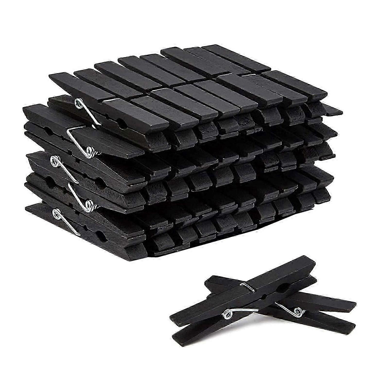 50Pcs ξύλινα μανταλάκια κλιπ φωτογραφιών ισχυρή λαβή συμπαγές μέγεθος φορητό βαρέως τύπου τέχνη τέχνης βαρέων καθηκόντων πολύχρωμα μανταλάκια