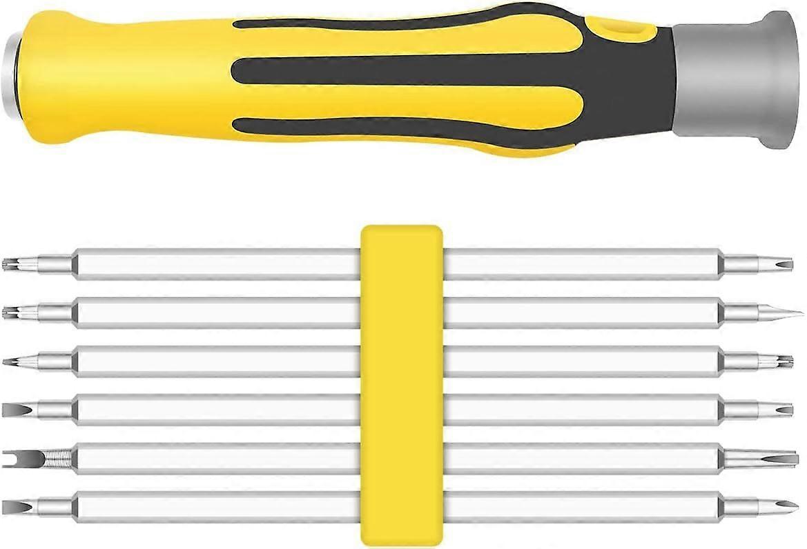 6-in-1 screwdriver set strong magnetic Y-shaped U-shaped plum triangle special-shaped batch head