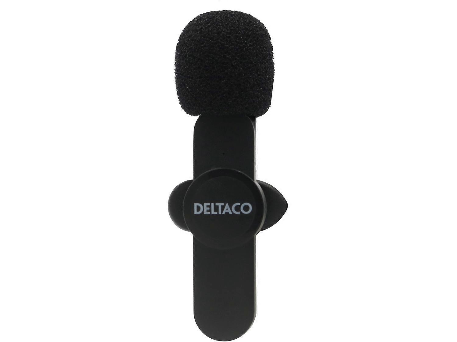 Microphone Deltaco Belaidi's vlogging microphone DELTACO USB-C/Lightning, 1-pack / VLOG-100