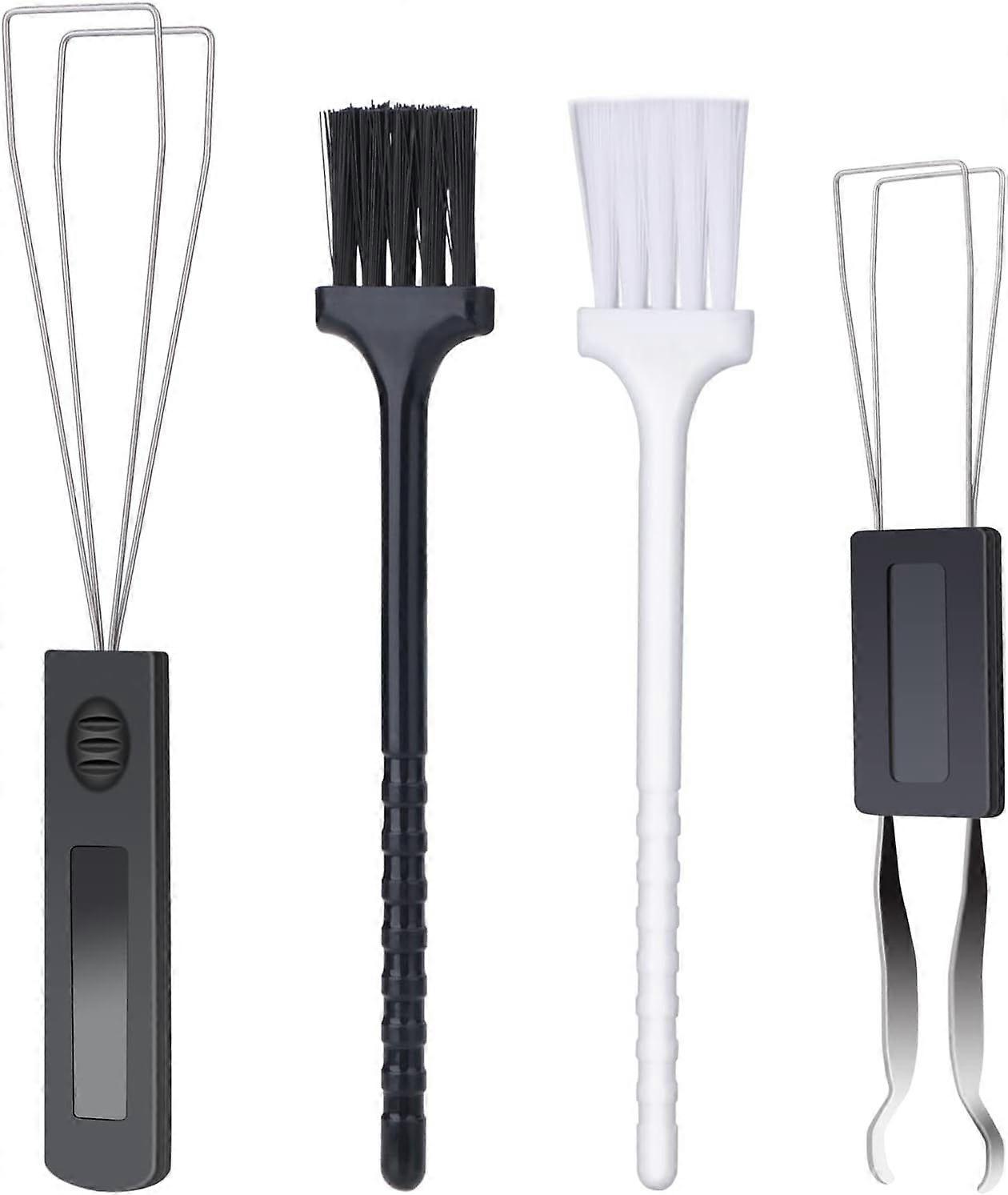 Keycap Puller Set, 2 Pieces Keycap Remover with 2 Keyboard Brushes Keycap Switch Extractor Key Caps Removal Tool with Brushes for Mechanical Keyboard