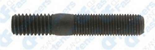 Double-End Studs 10-Pack 7/16-20 SAE X 1-3/8 In, 7/16-14 USS X 3/4 In