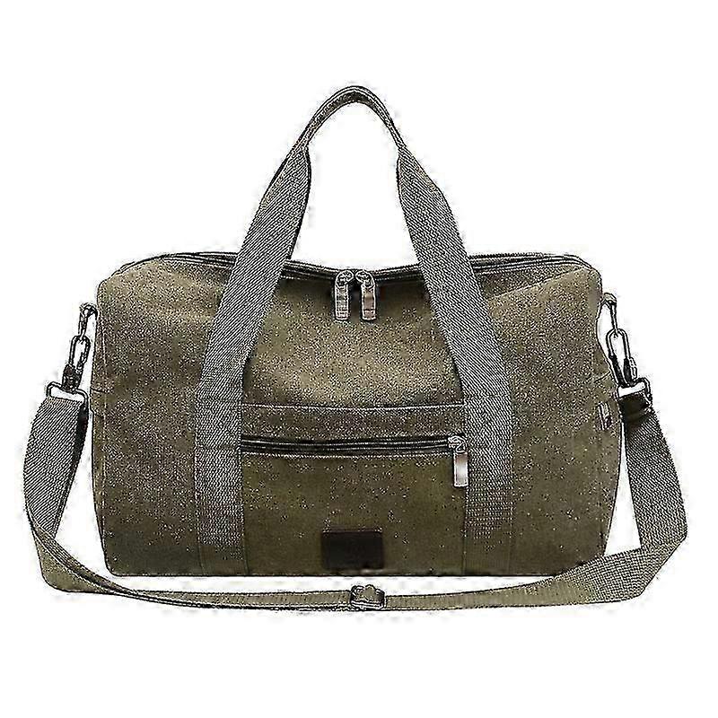 LM Duffle Bag for Travel Canvas Duffel Bag Carry on Overnight Weekender Bag for Men BOT