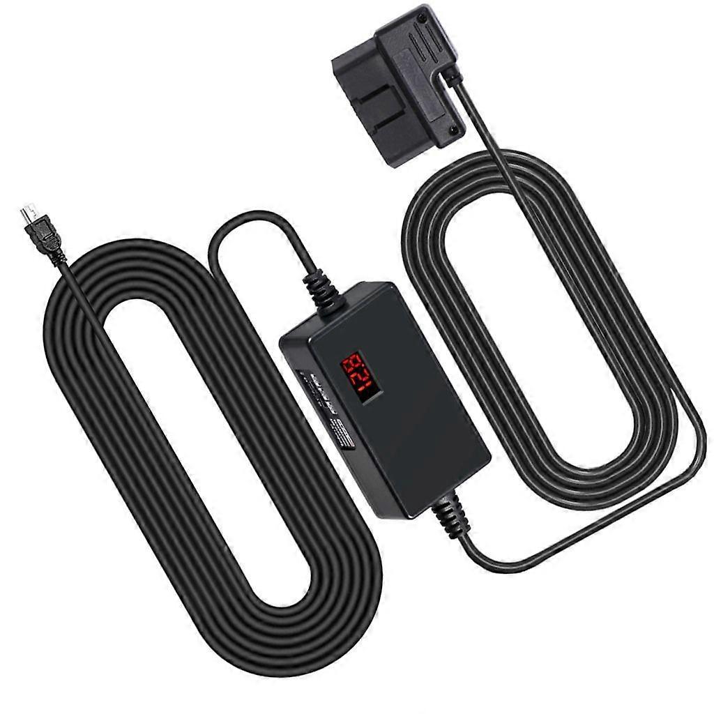 Dashing Camera Hardwire Kit OBD To USB Adapter Power Cable Parking Monitoring