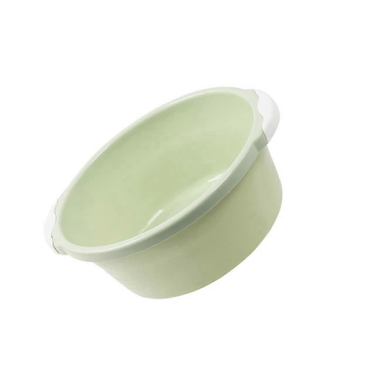 Washing Basins 2pcs Small Round Multi-Purpose Bucket Wash Basin Set for Household Use, Lightweight and Durable