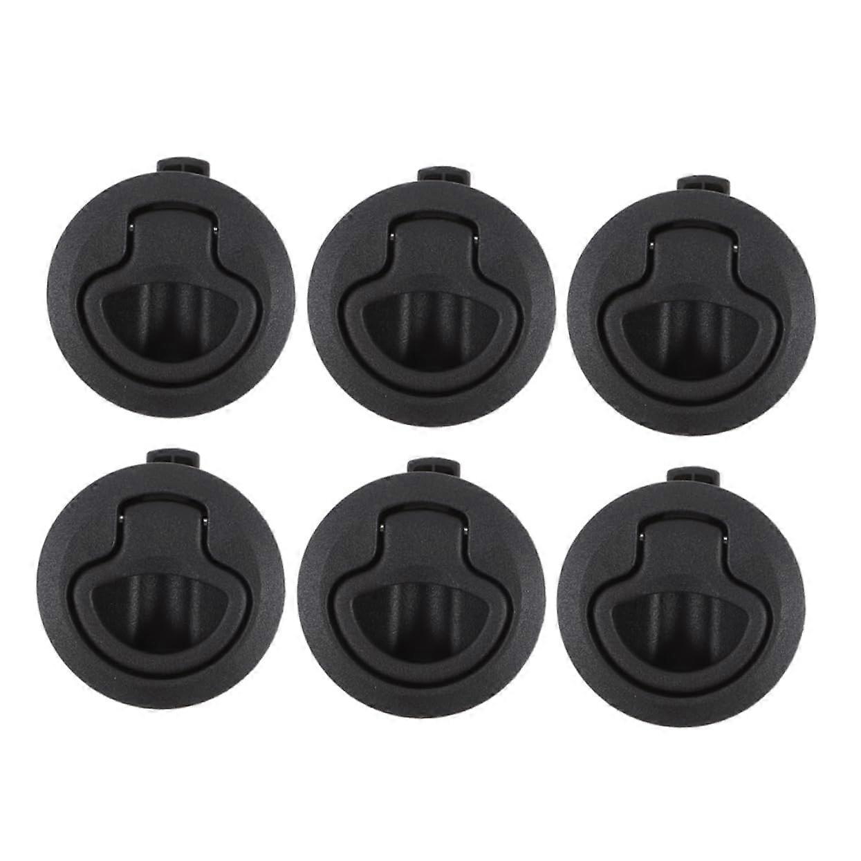 Secure Your Boat 6 Pack Flush Latch Pulls Marine Hardware for Boat Deck Hatch Yacht Latches