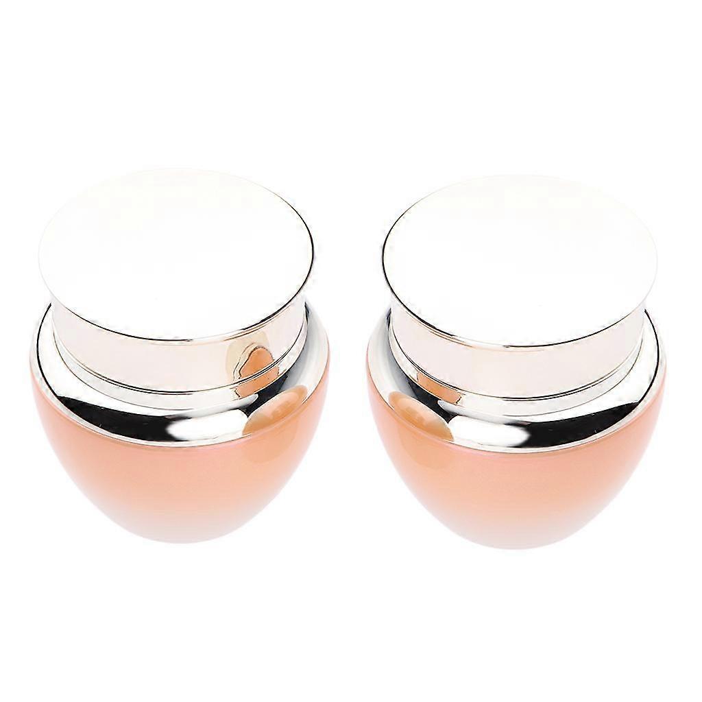 2Pcs 25ml/35ml/55ml Empty Refillable Cosmetic Storage Container Jar Lip Balm