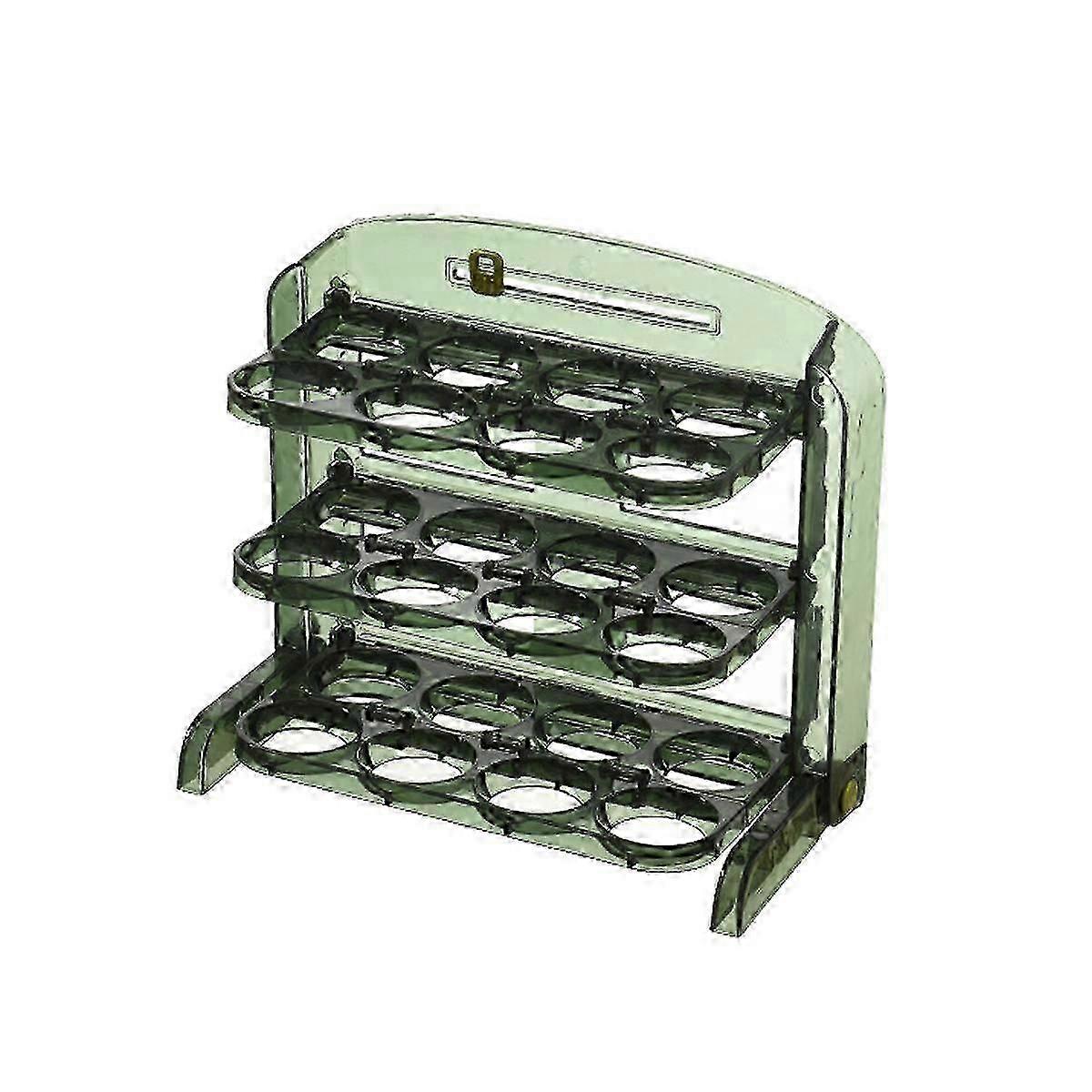 3 Layers Egg Protector Plastic Egg Tray Container Easy for Home Kitchen