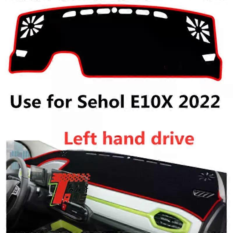 Taijs Linkslenker Auto Armaturenbrett Abdeckung Matte Dashmat für Sehol E10X JAC E.JS1 2021 2022 2023 Elektrisches Modell Anti Sonnenschutz Pad