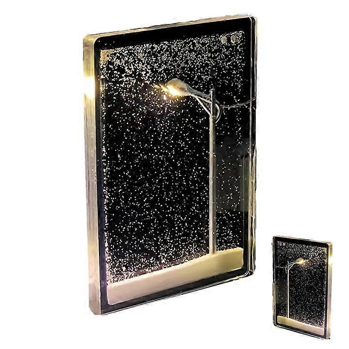 Snowfall Lamp Street Light Snow Globe, Magic Snow Lamp, Snow Lamp Night Light, for Girlfriends