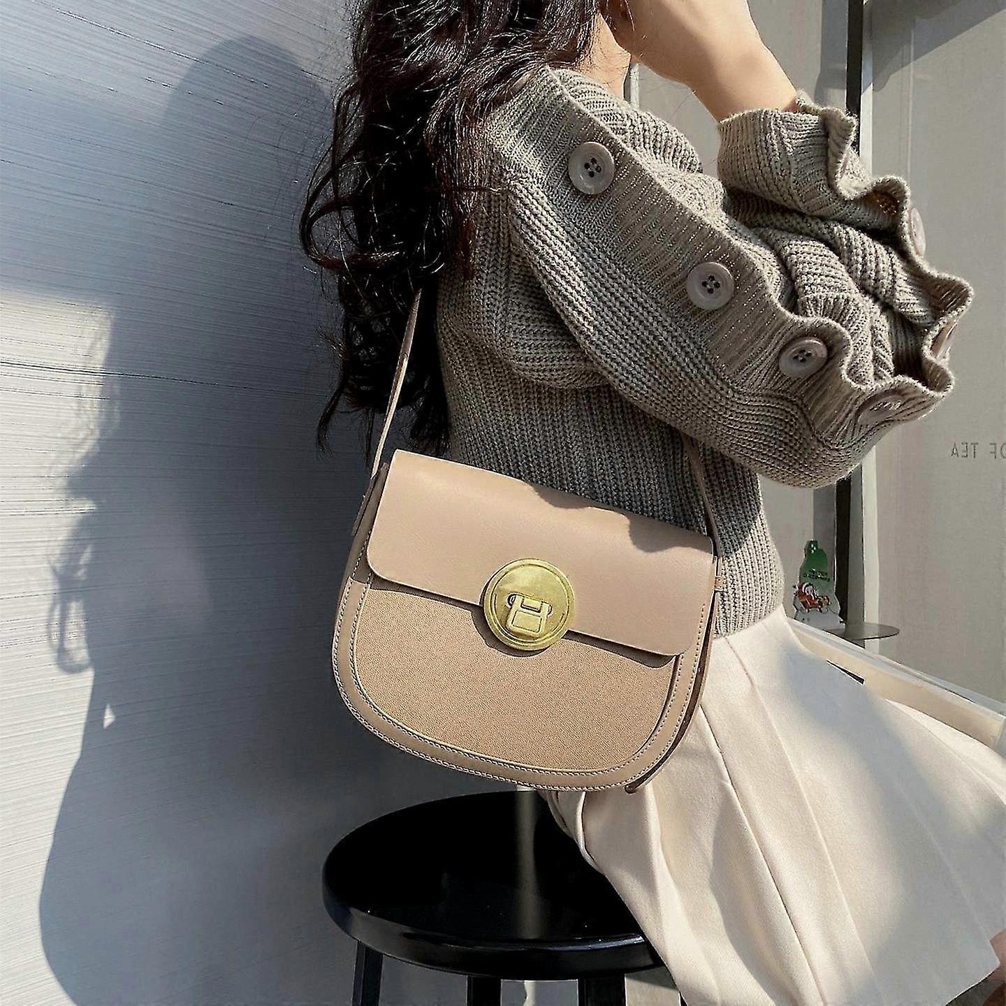 High-Quality Saddle Bag Messenger Handbag for Women��s Stylish Shoulder Use