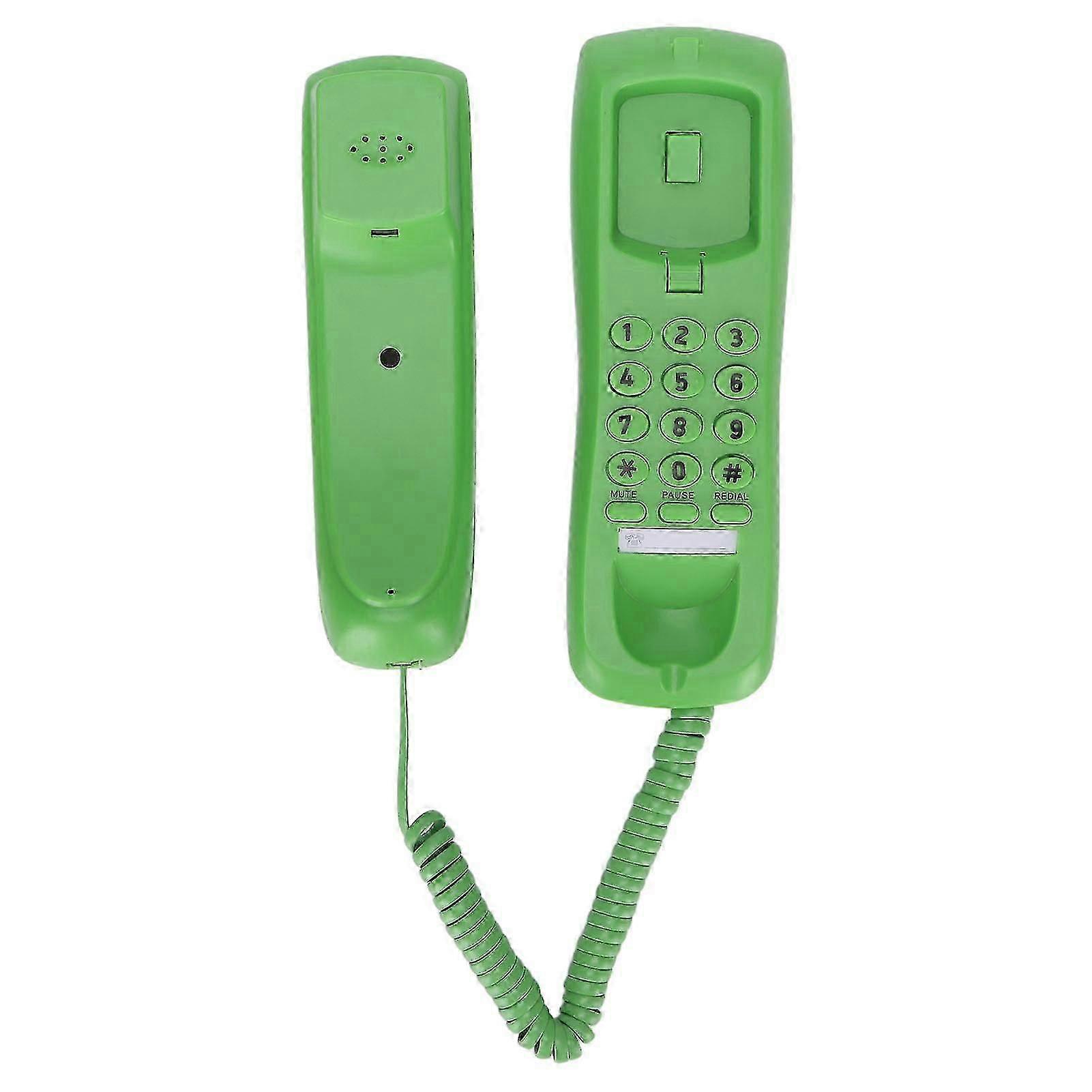 KXT628 فندق الهاتف الحائط سطح المكتب الهاتف الحلكي مع كتم الصوت إيقاف مؤقت وظيفة إعادة الطلب مكتب المنزل