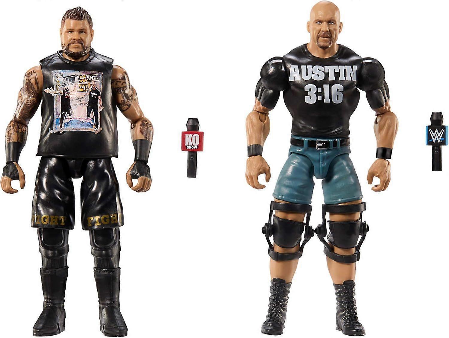 WWE - Main Event Showdown - Kevin Owens gegen Steve Austin (2-Figuren-Paket)