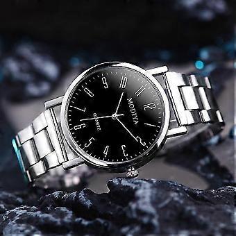 RUO LIN DO Steel Strap Men Watch Numeric Scale Black