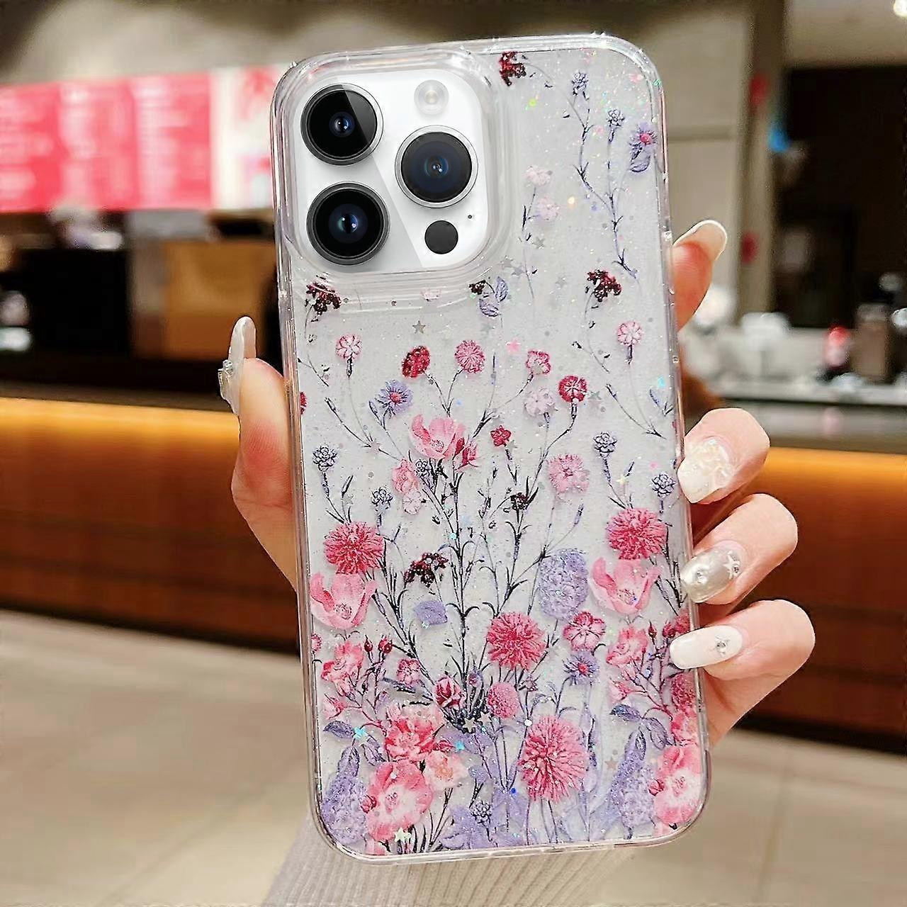 Coque de téléphone en TPU époxy Spring Garden