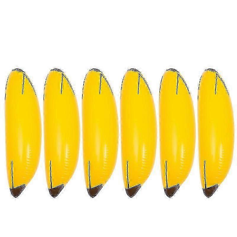 6 stks Pvc Opblaasbare Banaan Toy-hao hwy
