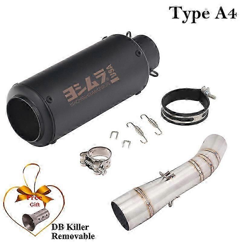 Sistema De Escape Para Motocicleta Benelli Leoncino 250 Trk521 521, Silenciador De Fibra De Carbono Modificado Con Tubo De Enlace Medio, Db Killer