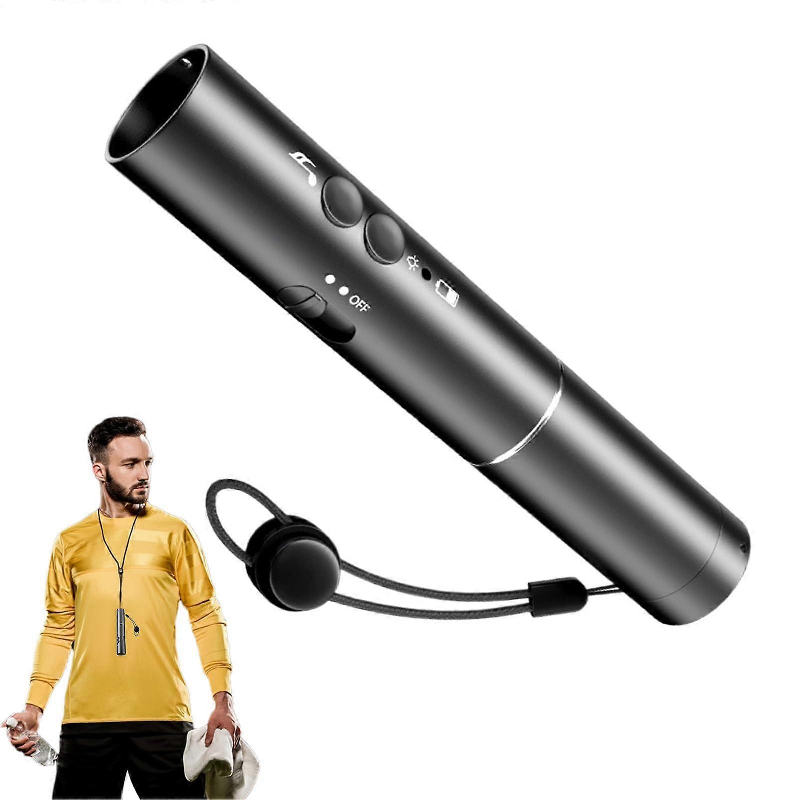 Electronic Whistle for Coaches - USB Rechargeable Handheld Whistle with 500mAh Battery for Soccer, Lifeguards, Camping, and Classrooms
