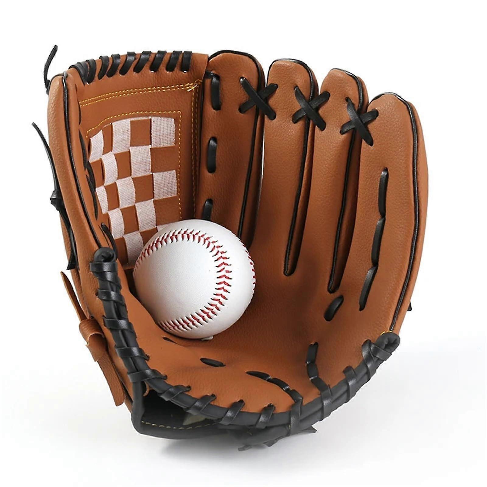 gants de baseball gant de baseball gants de frappeur en cuir équipement d’entraînement de softball gant de compétition d’entraînement de baseball sports de plein air 10in jaune