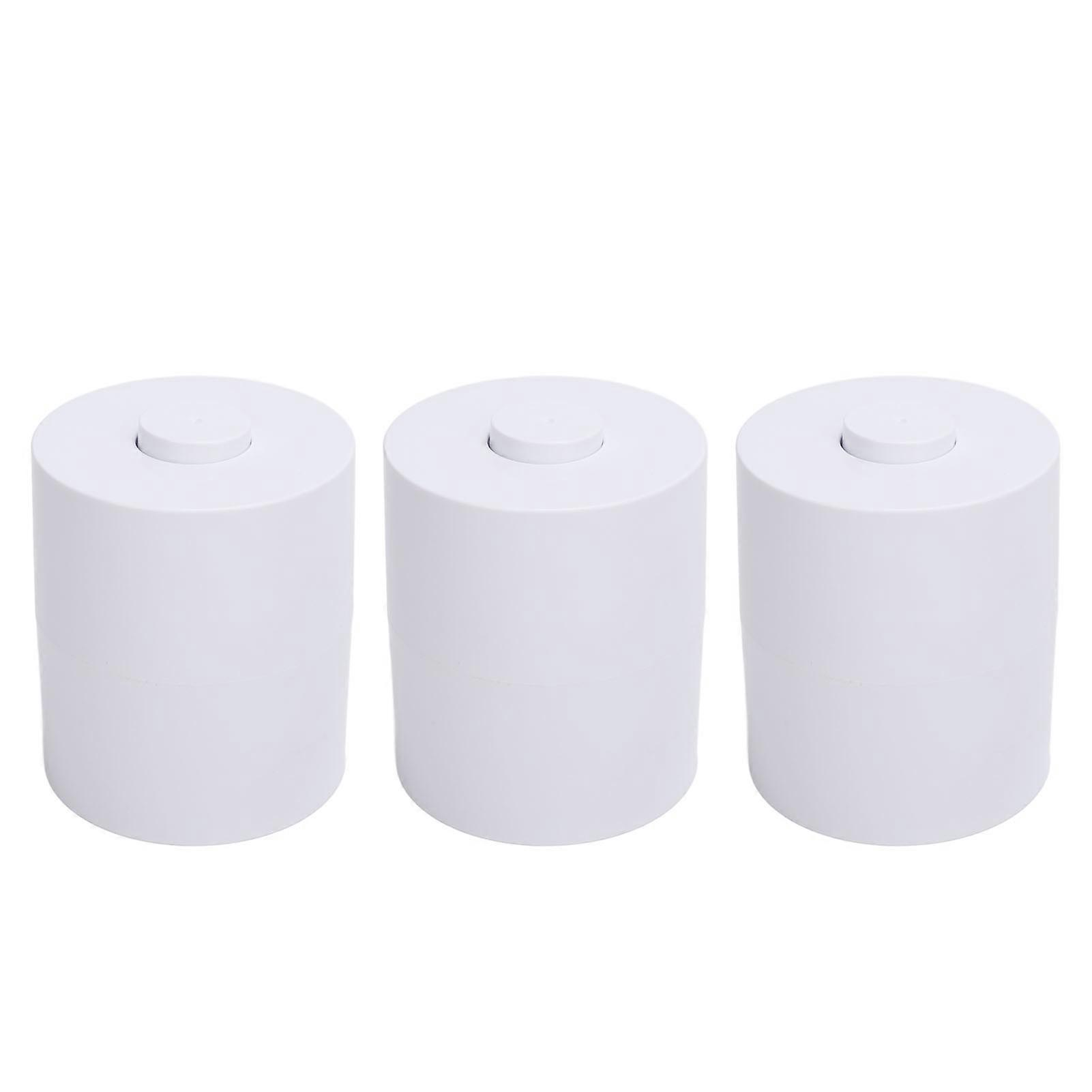 3pcs 200ML Eyelash Glue Storage Tank Leak Proof 3 Bottles Capacity Adhesive Jar Holder Glue Container for Lash Extensions White