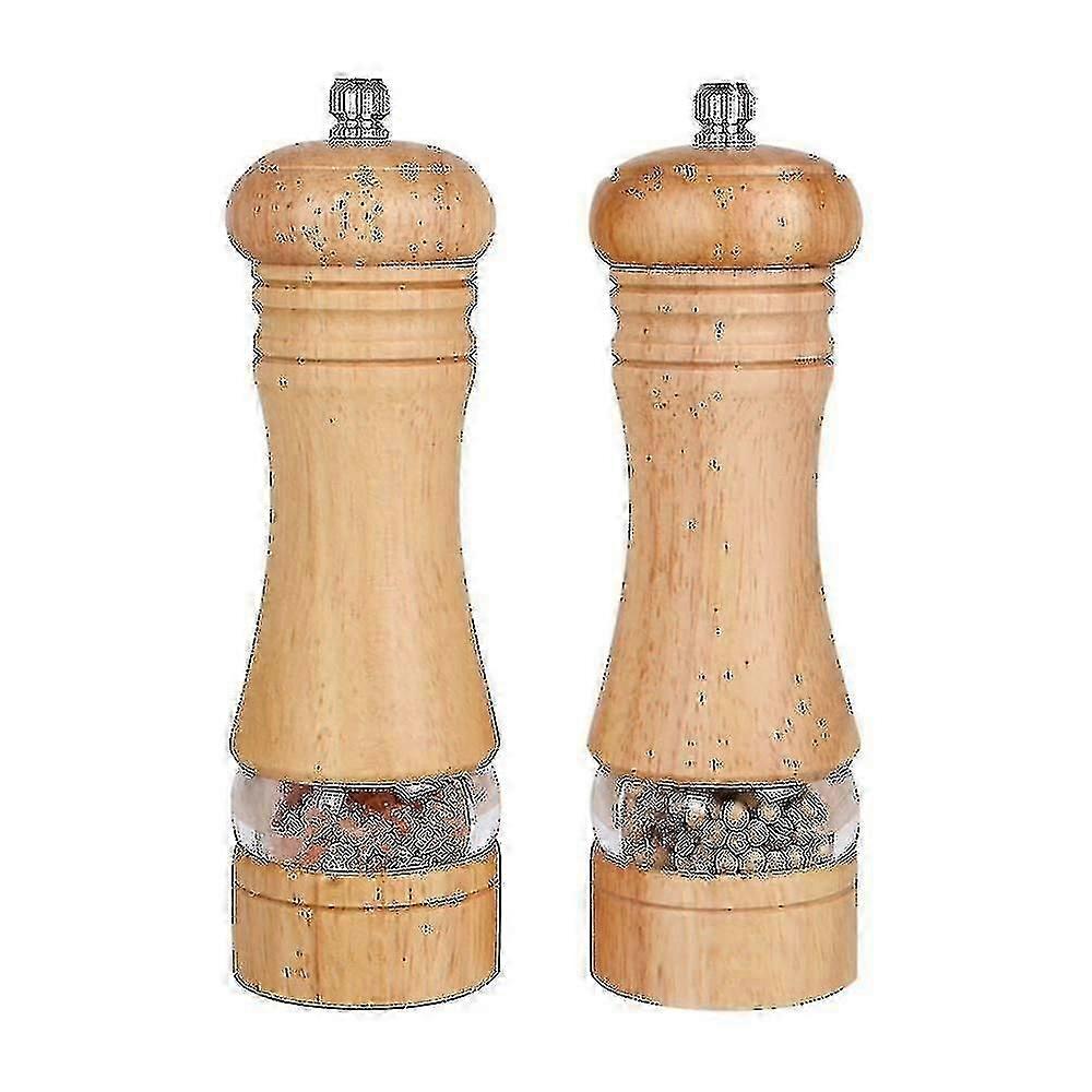 Manuais de Pimenta e Moinho de Sal, conjunto de 2 moedores de especiarias, 6,5 polegadas de altura