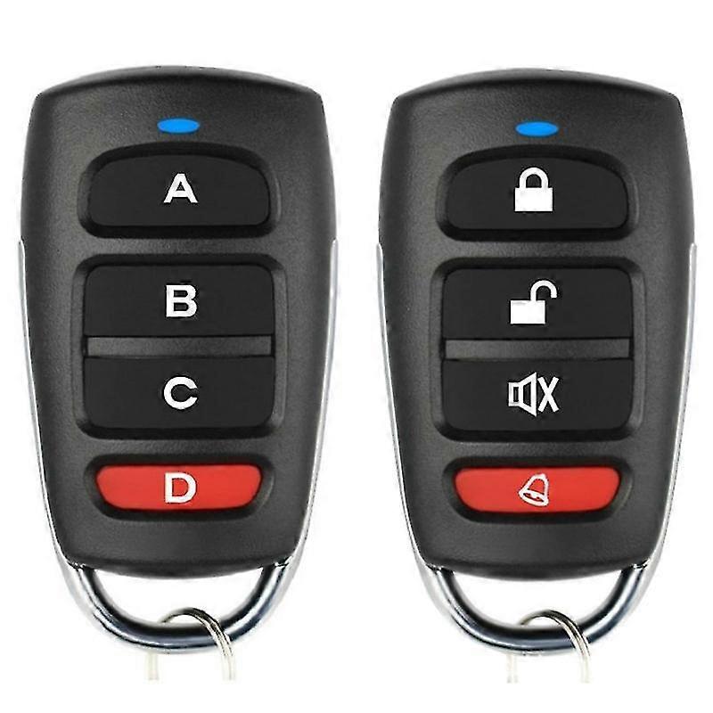 2025 Cloning Key Fob, 2pcs Universal Cloning Wireless Remote Key Fob for Garage Door 433mhz