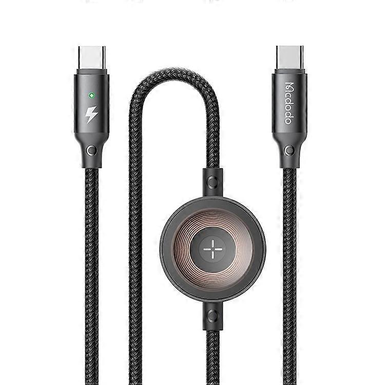 MCDODO CA-258 1.5m Type-C to Type-C + Watch Wireless Charger 2-in-1 Phone Data Cable