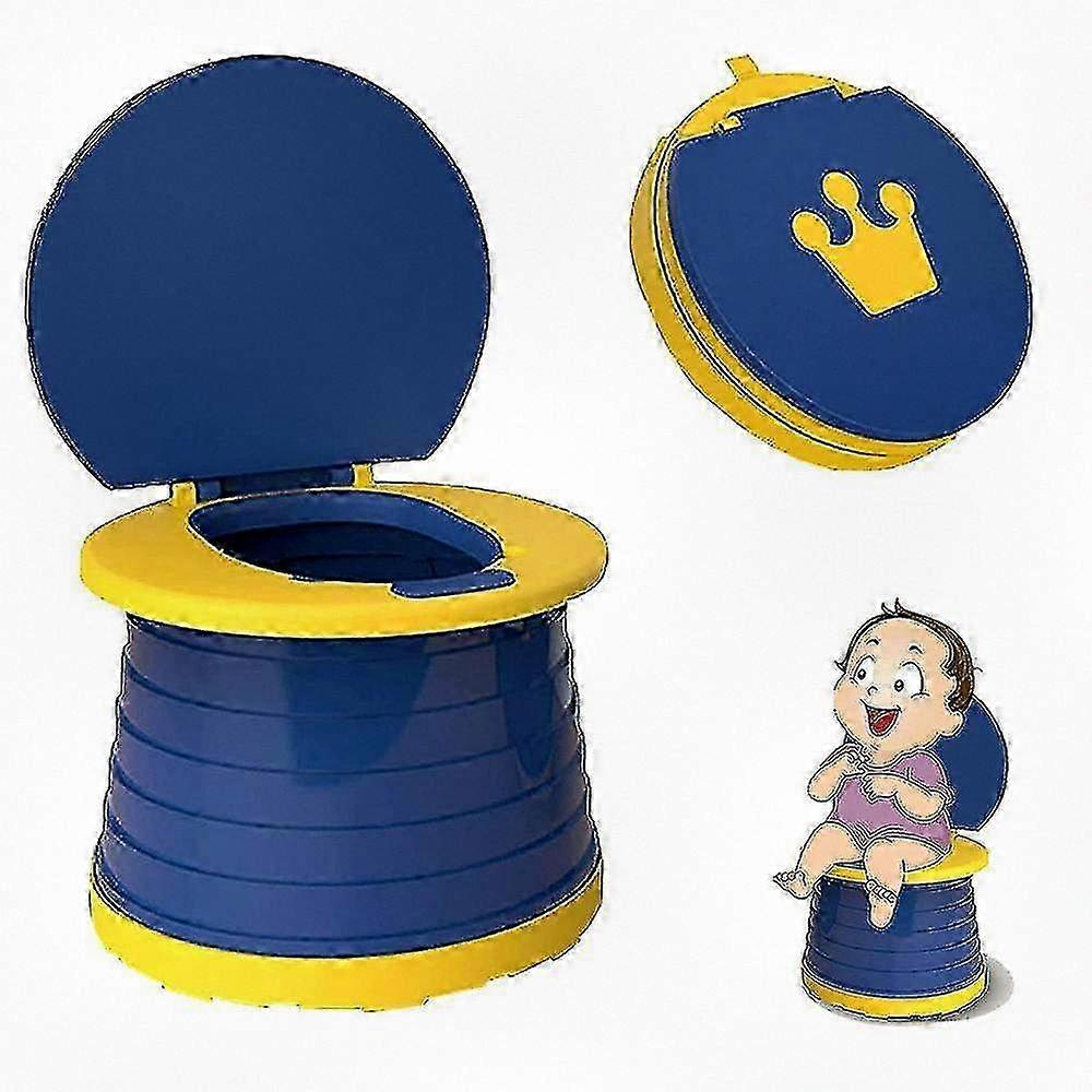 مقعد مرحاض محمول قابل للطي للأطفال - نونية سفر للأطفال للأولاد والبنات ، مرحاض قابل للطي خفيف الوزن وصغير الحجم